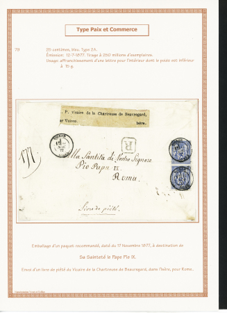1849-1944, Collection de France très joliment montée