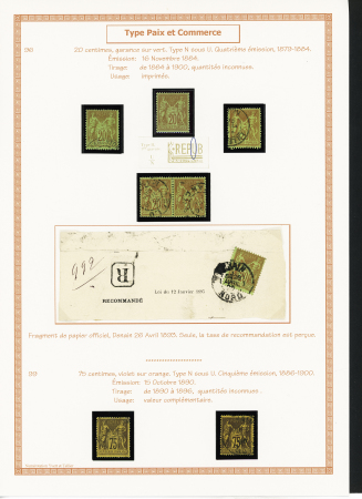 1849-1944, Collection de France très joliment montée