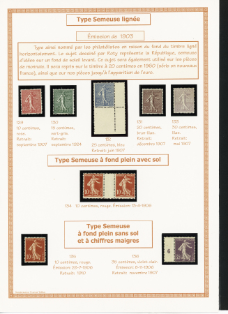 1849-1944, Collection de France très joliment montée