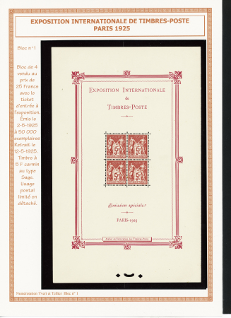 1849-1944, Collection de France très joliment montée
