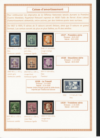 1849-1944, Collection de France très joliment montée
