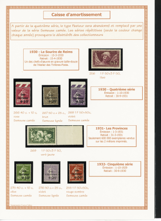 1849-1944, Collection de France très joliment montée