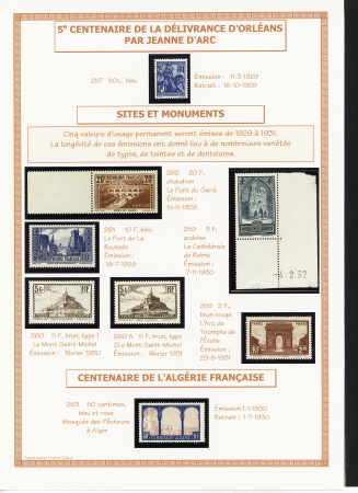 1849-1944, Collection de France très joliment montée