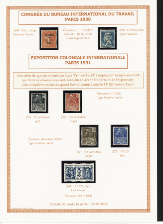 1849-1944, Collection de France très joliment montée