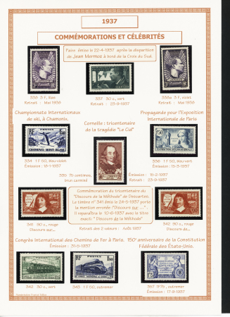 1849-1944, Collection de France très joliment montée
