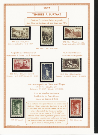 1849-1944, Collection de France très joliment montée