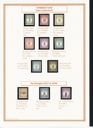 1849-1944, Collection de France très joliment montée