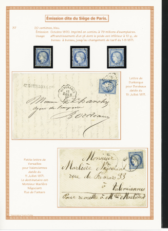 1849-1944, Collection de France très joliment montée