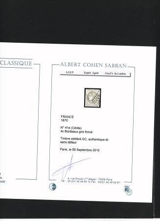 1849-1944, Collection de France très joliment montée
