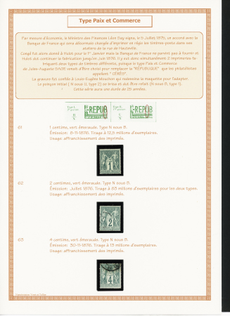 1849-1944, Collection de France très joliment montée