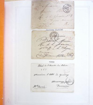1731-1999 Collection de France rangé par thématique, commençant par la classeurs sur ST. Amand, révolution, puis la section classique avec N°6