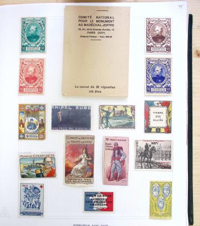 1731-1999 Collection de France rangé par thématique, commençant par la classeurs sur ST. Amand, révolution, puis la section classique avec N°6