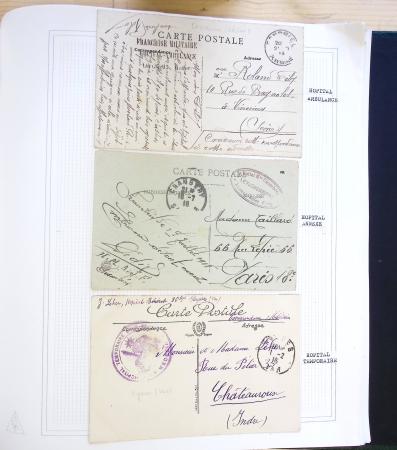 1731-1999 Collection de France rangé par thématique, commençant par la classeurs sur ST. Amand, révolution, puis la section classique avec N°6
