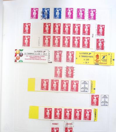 1731-1999 Collection de France rangé par thématique, commençant par la classeurs sur ST. Amand, révolution, puis la section classique avec N°6