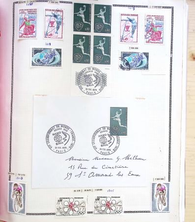1731-1999 Collection de France rangé par thématique, commençant par la classeurs sur ST. Amand, révolution, puis la section classique avec N°6