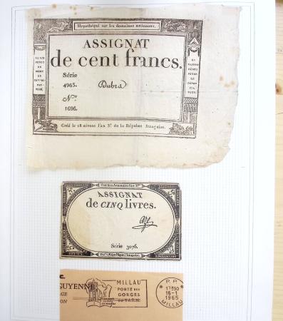 1731-1999 Collection de France rangé par thématique, commençant par la classeurs sur ST. Amand, révolution, puis la section classique avec N°6