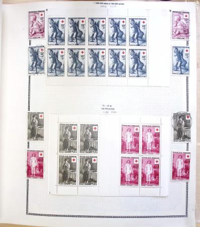 1731-1999 Collection de France rangé par thématique, commençant par la classeurs sur ST. Amand, révolution, puis la section classique avec N°6