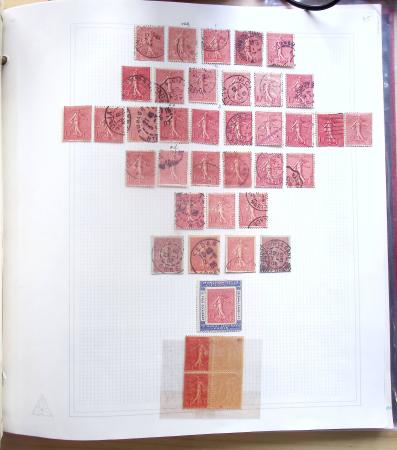 1731-1999 Collection de France rangé par thématique, commençant par la classeurs sur ST. Amand, révolution, puis la section classique avec N°6