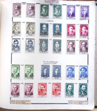 1731-1999 Collection de France rangé par thématique, commençant par la classeurs sur ST. Amand, révolution, puis la section classique avec N°6