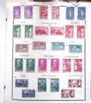1731-1999 Collection de France rangé par thématique, commençant par la classeurs sur ST. Amand, révolution, puis la section classique avec N°6