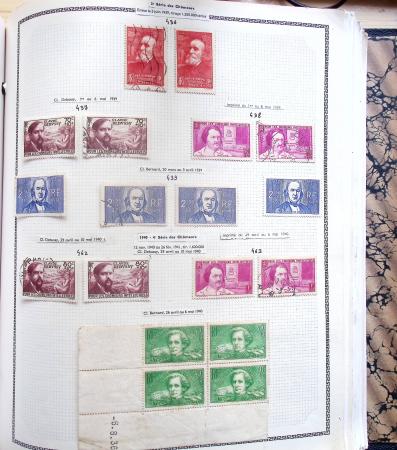 1731-1999 Collection de France rangé par thématique, commençant par la classeurs sur ST. Amand, révolution, puis la section classique avec N°6