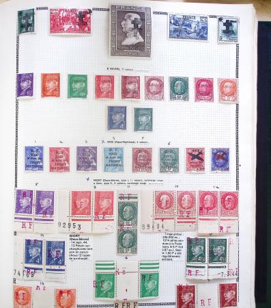 ISB COLLECTION 1942 France Année Complète Timbres Neufs - Déclinaison Année Complète