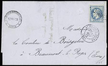N°29B obl. GC 3568, CàD T17 Saint-Denis-sur-Seine 12