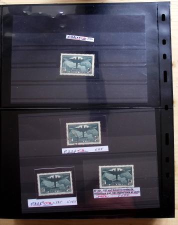 1920-1960, Sélection de timbres surtout neufs de France,