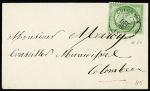 1866-1871, Sélection de 5 lettres dont n°20 seul, n°20