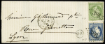 1866-1871, Sélection de 5 lettres dont n°20 seul, n°20