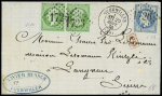 1866-1871, Sélection de 5 lettres dont n°20 seul, n°20