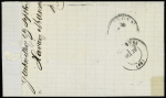 1866-1871, Sélection de 5 lettres dont n°20 seul, n°20