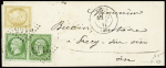 1866-1871, Sélection de 5 lettres dont n°20 seul, n°20