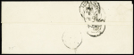 1866-1871, Sélection de 5 lettres dont n°20 seul, n°20