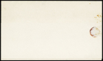 N°35 5c vert pâle sur bleu obl. CàD rouge imprimés PP 3 août 1872