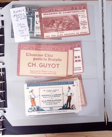 1926-2015, Collection de carnet, en quantité multiples, dont Laboratoire Rolland,  avec fortes faciales.