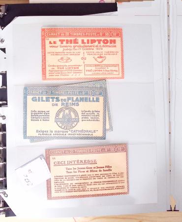 1926-2015, Collection de carnet, en quantité multiples, dont Laboratoire Rolland,  avec fortes faciales.