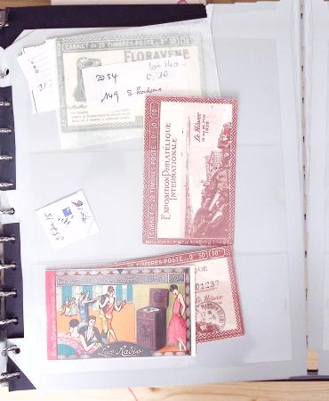 1926-2015, Collection de carnet, en quantité multiples, dont Laboratoire Rolland,  avec fortes faciales.