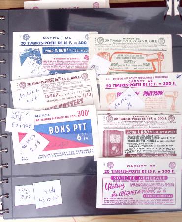 1926-2015, Collection de carnet, en quantité multiples, dont Laboratoire Rolland,  avec fortes faciales.