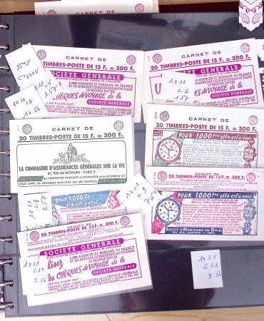 1926-2015, Collection de carnet, en quantité multiples, dont Laboratoire Rolland,  avec fortes faciales.