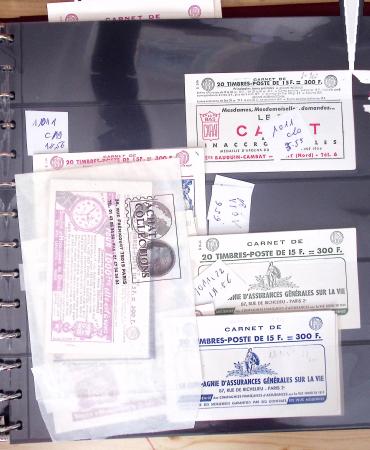 1926-2015, Collection de carnet, en quantité multiples, dont Laboratoire Rolland,  avec fortes faciales.