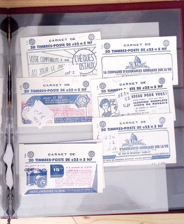 1926-2015, Collection de carnet, en quantité multiples, dont Laboratoire Rolland,  avec fortes faciales.