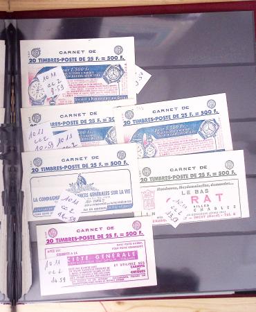 1926-2015, Collection de carnet, en quantité multiples, dont Laboratoire Rolland,  avec fortes faciales.