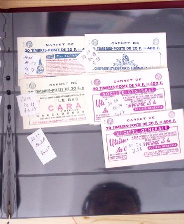 1926-2015, Collection de carnet, en quantité multiples, dont Laboratoire Rolland,  avec fortes faciales.