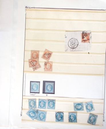 1852-1960 Lot de France mixe, dont classique en quantité multiple avec obl, dont N°25/26 en bloc de 4 * sections timbres publicitaires, fiscaux, colis postaux. Belle découverte en perspective