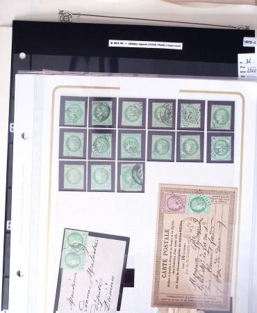 1852-1960 Lot de France mixe, dont classique en quantité multiple avec obl, dont N°25/26 en bloc de 4 * sections timbres publicitaires, fiscaux, colis postaux. Belle découverte en perspective