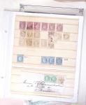 1852-1960 Lot de France mixe, dont classique en quantité multiple avec obl, dont N°25/26 en bloc de 4 * sections timbres publicitaires, fiscaux, colis postaux. Belle découverte en perspective