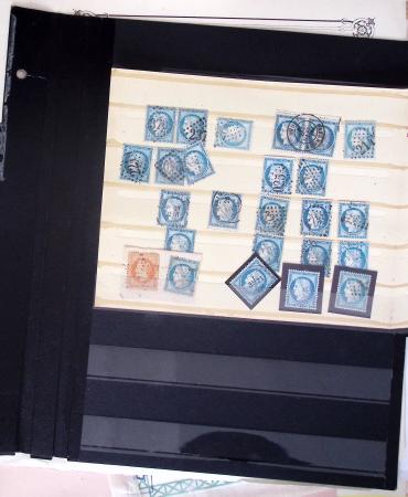 1852-1960 Lot de France mixe, dont classique en quantité multiple avec obl, dont N°25/26 en bloc de 4 * sections timbres publicitaires, fiscaux, colis postaux. Belle découverte en perspective