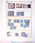 1852-1960 Lot de France mixe, dont classique en quantité multiple avec obl, dont N°25/26 en bloc de 4 * sections timbres publicitaires, fiscaux, colis postaux. Belle découverte en perspective