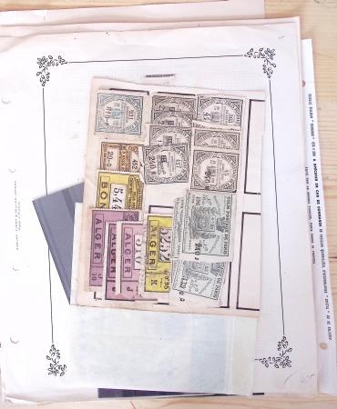 1852-1960 Lot de France mixe, dont classique en quantité multiple avec obl, dont N°25/26 en bloc de 4 * sections timbres publicitaires, fiscaux, colis postaux. Belle découverte en perspective